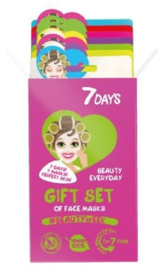 7DAYS Gift Set Of Face Masks 7 Days (7pcs)