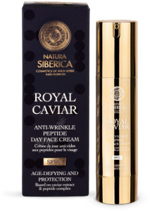 Natura Siberica Royal Caviar Anti-Wrinkle Peptide Day Face Cream SPF20 (50mL)