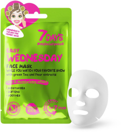 7DAYS Face Mask Easy Wednesday While You Watch Your Favorite Show Green Tea&Pear (28g)
